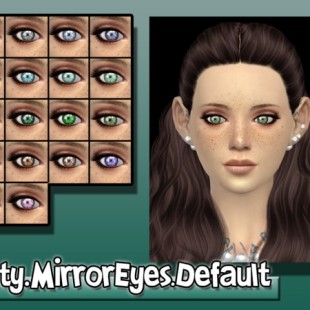 Custom Irises Over Lemonleaf’s Sclera At Theasims » Sims 4 Updates