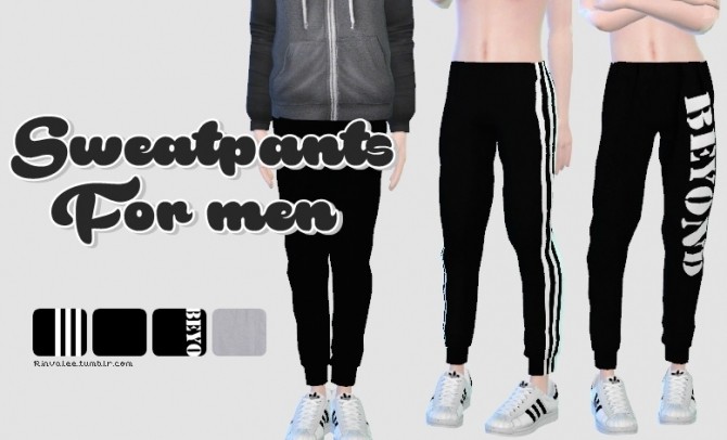 Sims 4 Sweatpants for men at Rinvalee