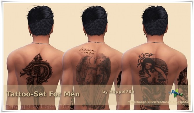 Sims 4 Tattoo Set For Males at Hoppel785