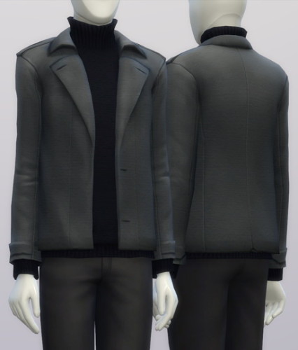 AW turtleneck sweater coat M 20 colors at Rusty Nail » Sims 4 Updates