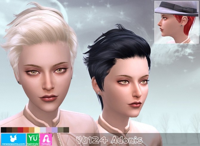 Sims 4 YU124 Adonis hair (PAY) at Newsea Sims 4
