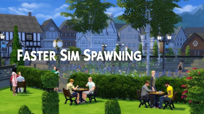 Sims 4 Faster Sim Spawning by weerbesu at Mod The Sims