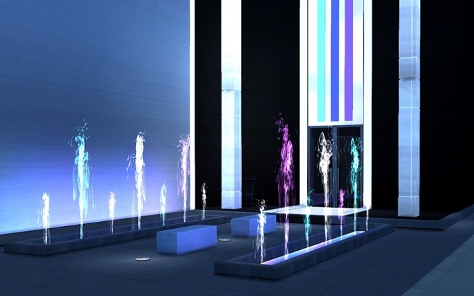 Sims 4 Ombre night club by Rany Randolff at ihelensims