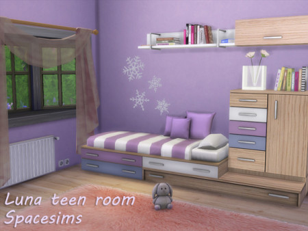 Luna teen room by spacesims at TSR