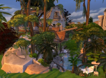 Jungle Adventure All-in-one lot by artrui at Mod The Sims
