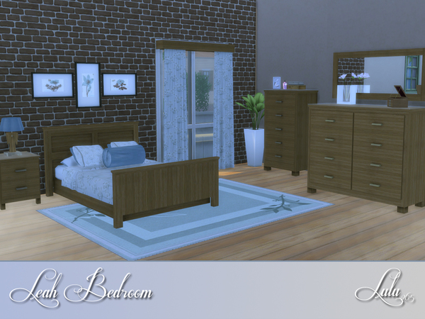 Sims 4 Leah Bedroom by Lulu265 at TSR