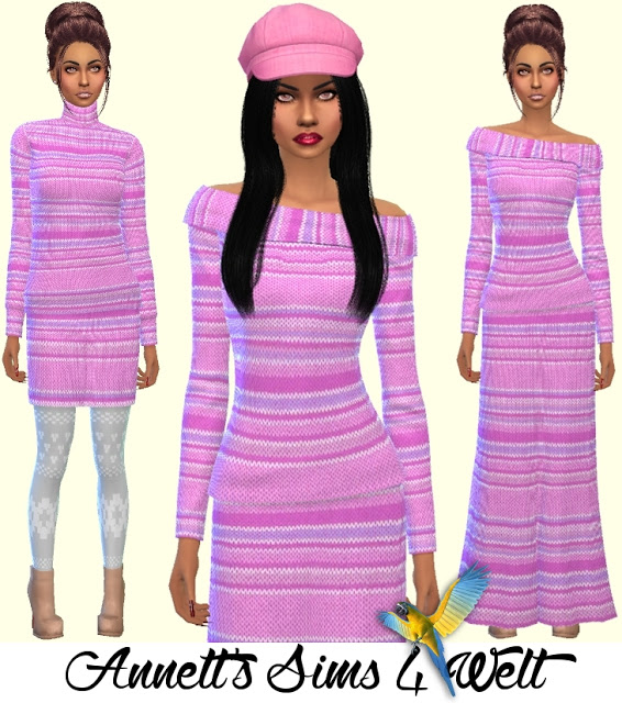 Sims 4 Knitwear Collection at Annett’s Sims 4 Welt