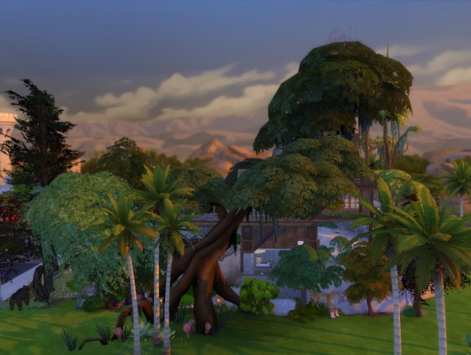 Sims 4 Jungle Adventure All in one lot by artrui at Mod The Sims