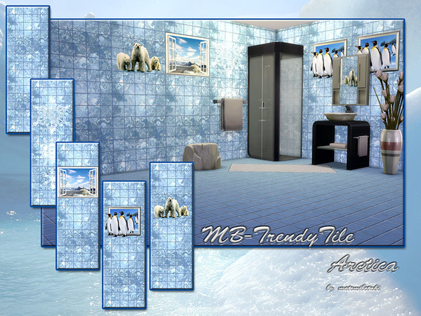 Sims 4 MB Trendy Tile Arctica by matomibotaki at TSR