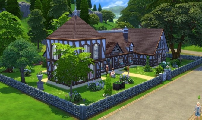 Sims 4 LAlsacienne house by Bloup at Sims Artists