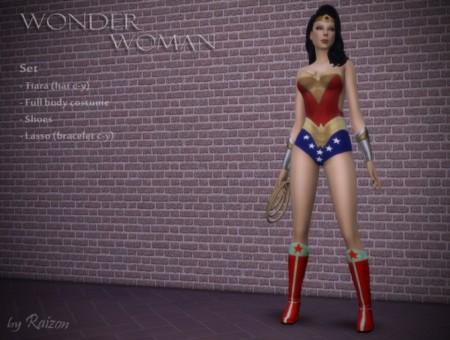 Wonder women outfit at Raizon