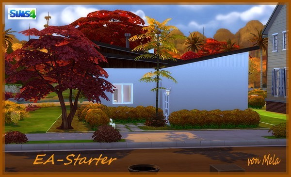 Sims 4 EA Starter house by Mela at All 4 Sims