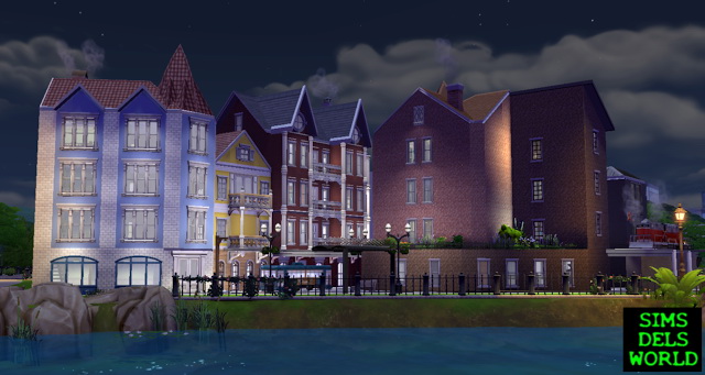 Sims 4 European City center 02 at SimsDelsWorld