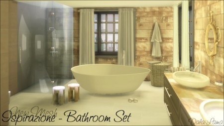 Ispirazione Bathroom Set by DalaiLama at The Sims Lover