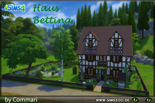 Sims 4 Bettina house by Commari at Blacky’s Sims Zoo