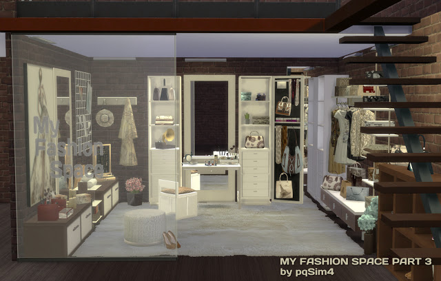 Sims 4 My Fashion Space Part 3 by Mary Jiménez at pqSims4