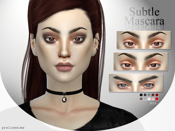 Sims 4 Subtle Mascara N24 by Pralinesims at TSR