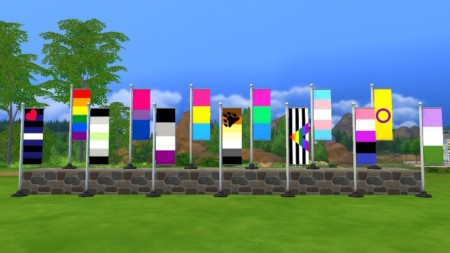 True Colours Pride Flags by Deontai at TSR