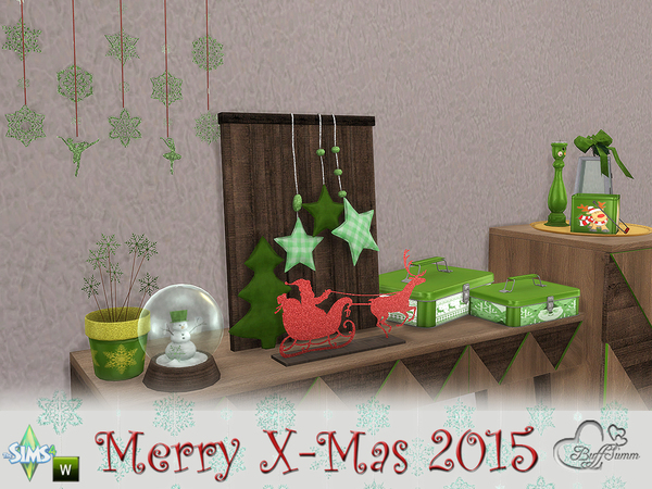 Sims 4 XMas 2015 by BuffSumm at TSR