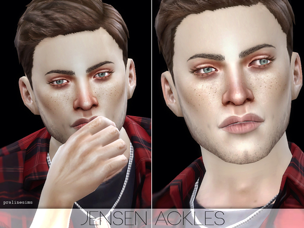 Sims 4 Jensen Ackles by Pralinesims at TSR