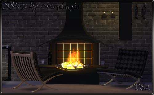 Sims 4 Blues Set furniture and decor at Maruska Geo