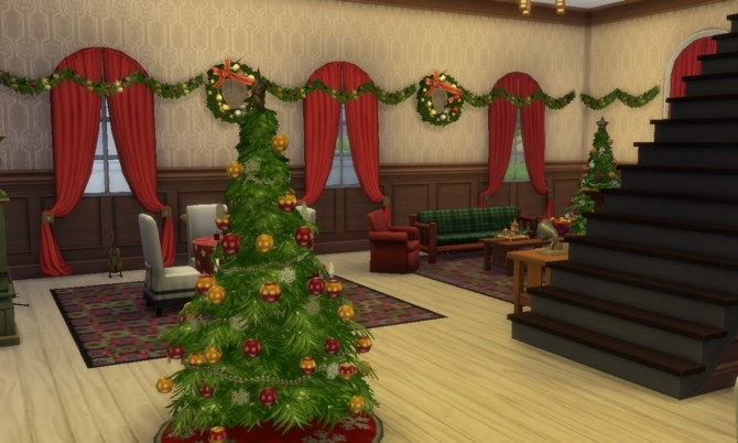 Sims 4 Christmas House at Tatyana Name