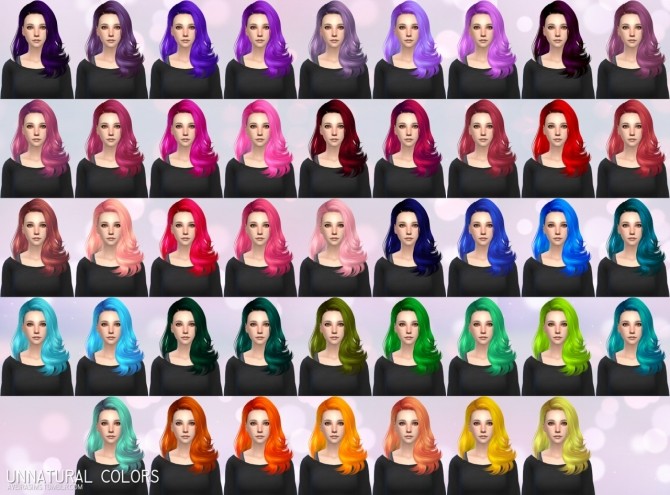 Sims 4 Skysims Hair 221 Retexture at Aveira Sims 4