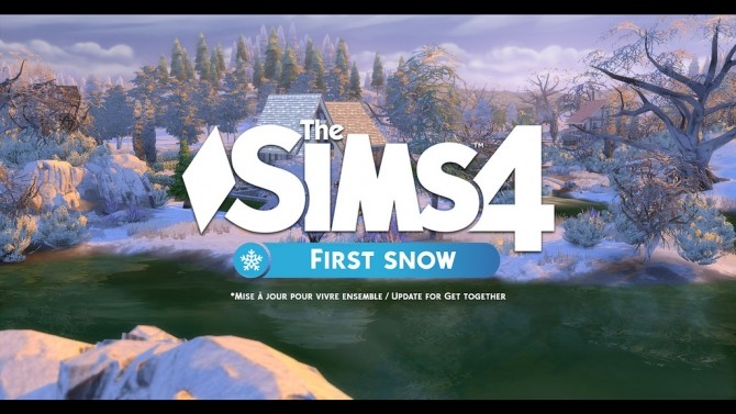 Sims 4 First snow mod Update #1 by SimCookie