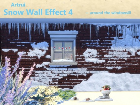 Snow wall effect 4 by artrui at Mod The Sims