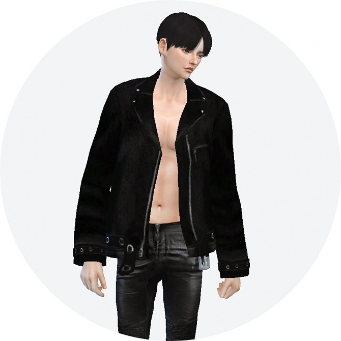 Sims 4 ACC leather jacket at Marigold