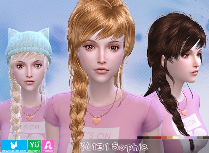 Sims 4 YU131 Sophie hair (PAY) at Newsea Sims 4