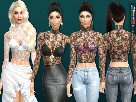 123 Lace top by sims2fanbg at TSR