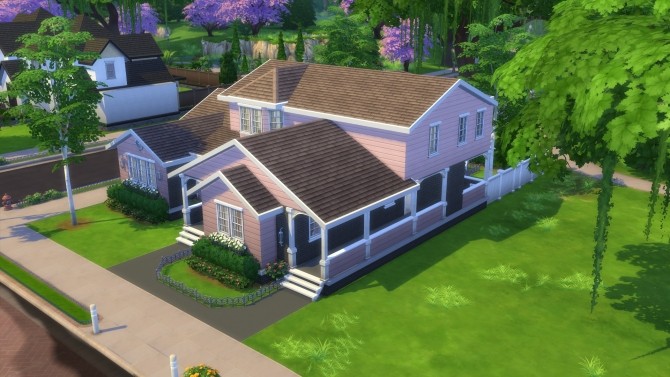 Sims 4 4362 Wisteria Lane house by CarlDillynson at Mod The Sims