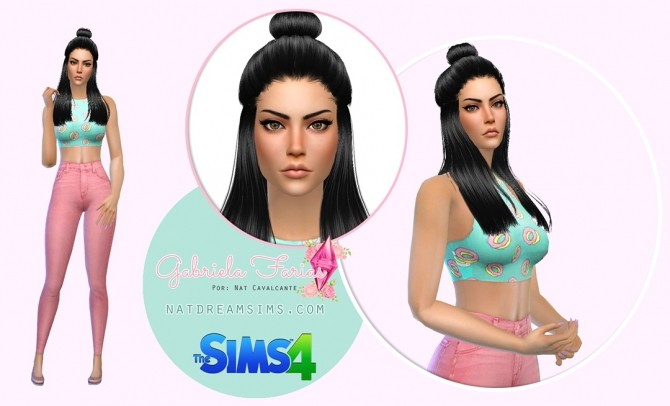 Sims 4 Gabriela Farias at Nat Dream Sims