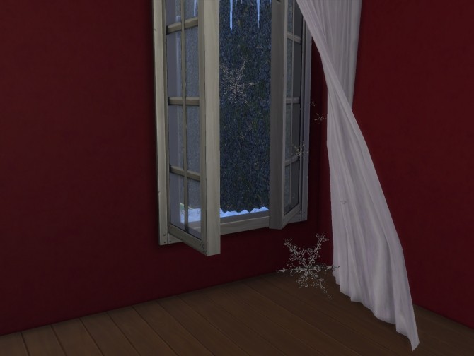 Sims 4 Snow wall effect 4 by artrui at Mod The Sims
