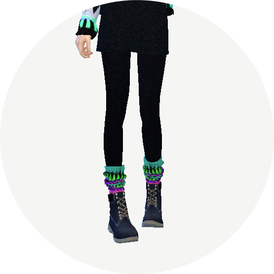 Sims 4 Knit loose socks at Marigold