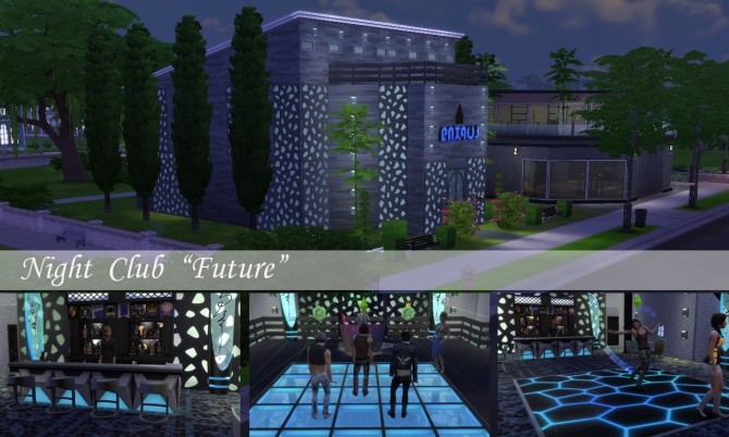 Sims 4 Future Night Club at Tatyana Name