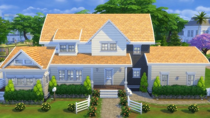 Sims 4 4353 Wisteria Lane house by CarlDillynson at Mod The Sims