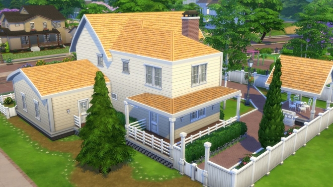 4353 Wisteria Lane house by CarlDillynson at Mod The Sims » Sims 4 Updates