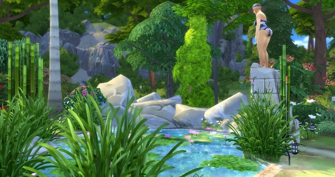 Sims 4 Small park des Falaises at Studio Sims Creation