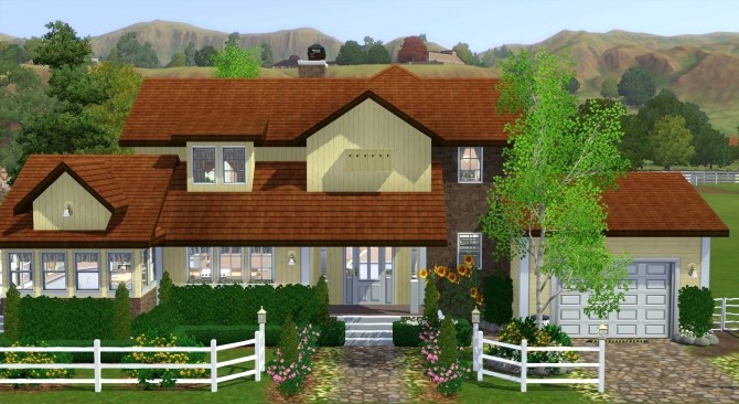 Sims 4 4353 Wisteria Lane house by CarlDillynson at Mod The Sims