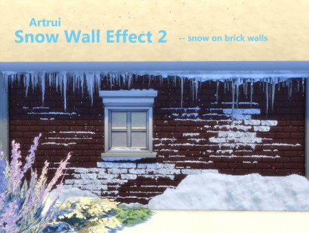 Snow wall effect 2 by artrui at Mod The Sims