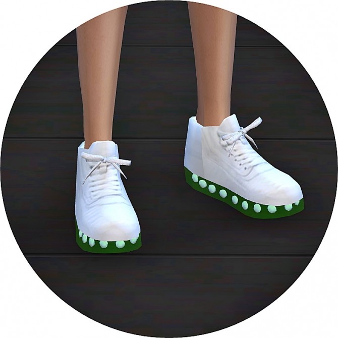 Sims 4 V2 light emission sneakers transparent sole version at Marigold