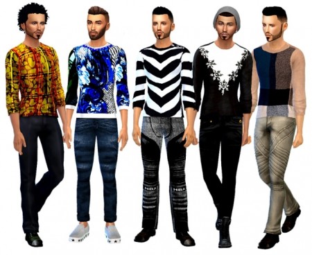 Sweater set for males at Dreaming 4 Sims