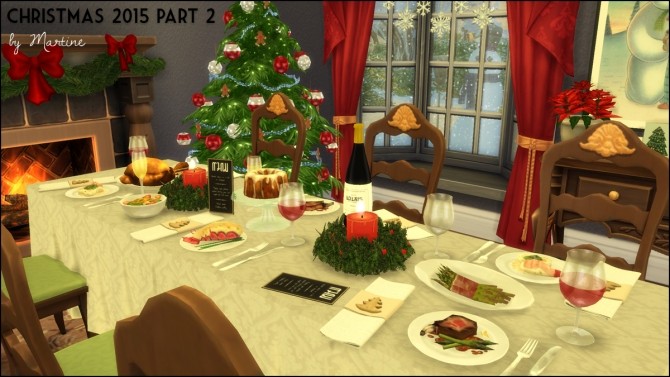 Sims 4 Christmas 2015 set part 2 at Martine’s Simblr