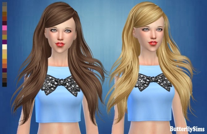 Sims 4 B fly hair 181 AF No hat (PAY) at Butterfly Sims