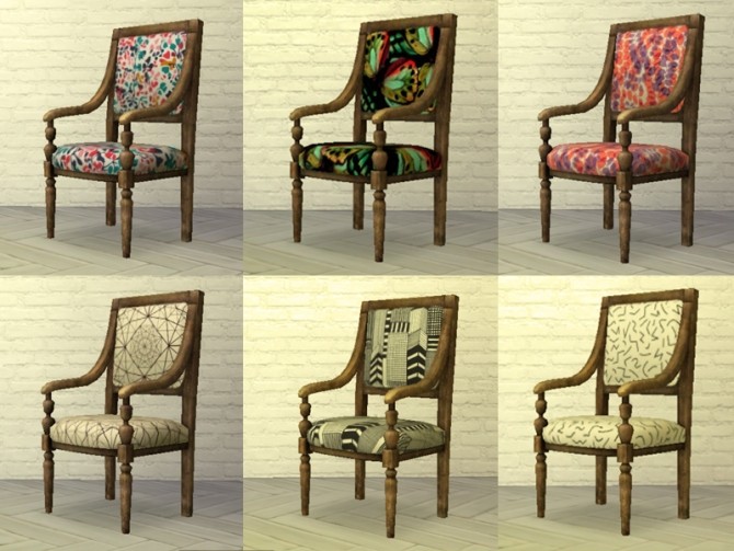 Sims 4 Chair Recolor + Caveman Collection at Ooh la la