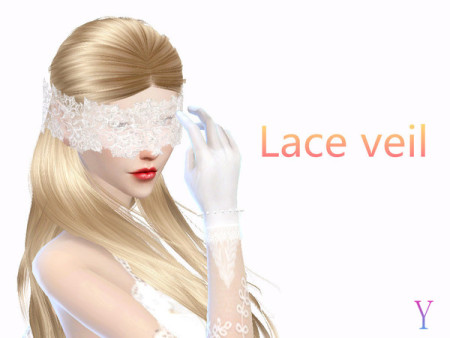 Lace veil by Elza·Scarlet at TSR