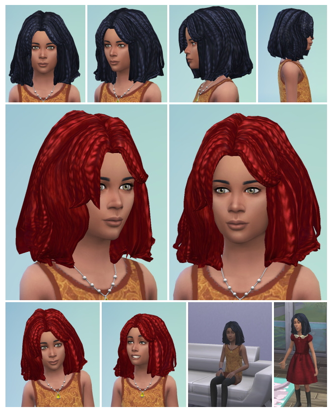 Sims 4 Girly Braided Hair at Birksches Sims Blog
