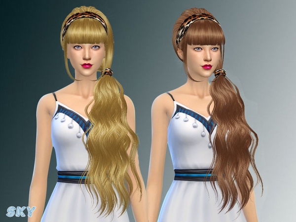 Sims 4 Hair 063 by Skysims at TSR